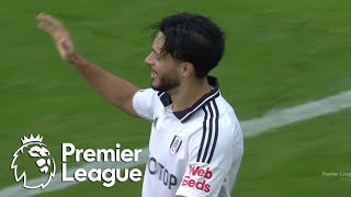 Raul Jimenez turns and fires Fulham in front of Newcastle  Premier League  NBC Sports [upl. by Nyrehtak]