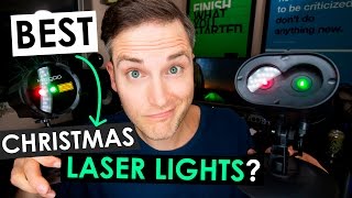 Best Christmas Laser Lights — Top 3 Outdoor Laser Christmas Lights [upl. by Ppik]