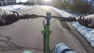 luna cycle 4 Season 1000 Fat Tire Ebike KHS flying down the road at top speed [upl. by Atteras188]