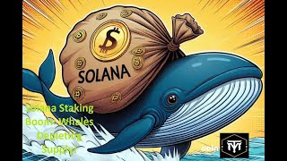 Solana Staking Boom Whales Depleting Supply [upl. by Zevahc]