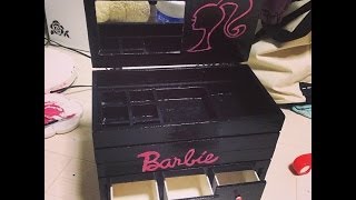 Manualidades Caja Organizadora De Barbie En Madera Facil  JuanCarlos960 [upl. by Hugibert]