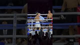 Gib vs Austin Mcbroom  5 KO  When trash talk goes wrong in YouTube Boxing [upl. by Elocin839]