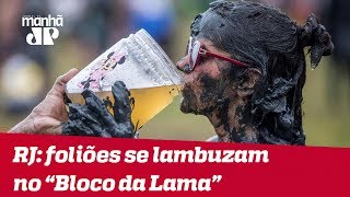 Em Paraty o Bloco da Lama faz carnaval com foliões lambuzados [upl. by Killen234]