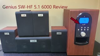 Genius SW HF 51 6000 speaker system review [upl. by Ahsinek698]