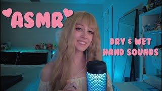 ASMR 💙 Dry and Wet Hand Sounds with lotion [upl. by Amber]