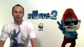 INIESTA Y WWF POR LA REFORESTACIÓN DEL PUEBLO PITUFO [upl. by Hatch870]