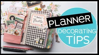 Planner Decoration Tips  Decorating Made Easy [upl. by Nwahsaj]