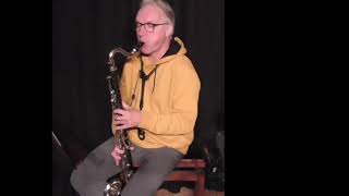 Blackbird Project Bobby McFerrin Version on Bass Clarinet [upl. by Thebazile371]