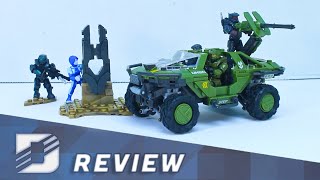 Mega Construx Halo Series Fleetcom Warthog Unboxing Review [upl. by Nylareg291]