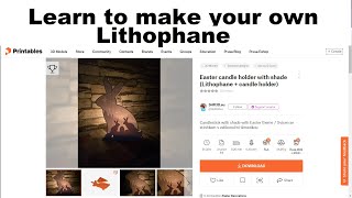 Learn to make a Lithophane [upl. by Rakso965]