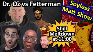 Worst Oz vs Fetterman Debate Meltdown Who defended disabled Democrat on the Soyless Matt Show [upl. by Amikat]