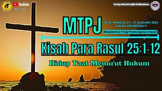 Menjawab pertanyaan MTPJ GMIM minggu ini  bacaan kitab Kisah Para Rasul 25  1  12 [upl. by Adebayo]