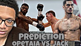 JAI OPETAIA VS JACK MASSEY  FIGHT PREDICTION [upl. by Campbell]