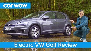 Volkswagen eGolf 2020 review  is this now the best value electric car [upl. by Ashbey]