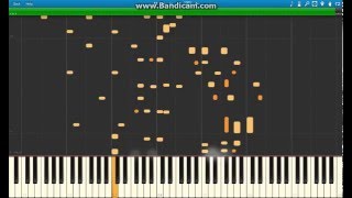 Cantina Band Piano Synthesia [upl. by Llenal]