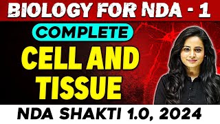 NDA Biology  Cell And Tissue  NDA 1 2024  Defence Wallah [upl. by Johppa]