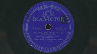 1952 EDDY ARNOLD Moonlight And Roses Bring Memries Of You  78 RPM Record [upl. by Zetneuq]