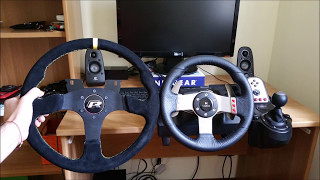 Logitech G27 steering wheel mod [upl. by Barta]