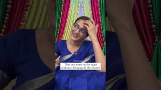 Aunty at the sagai na muhurat ma 🤣😂😂 justkajalthings gujraticomedy funny kajalkevadiya [upl. by Eicyak]