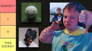 Ranking YouTuber Musicians KSI Dream Quadeca amp more [upl. by Ryann]