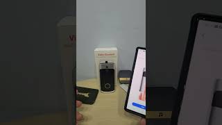 setting up your V5 DOORBELL VIDEO CAM USING AIWIT APP unboxing and connect to phone [upl. by Kinson]