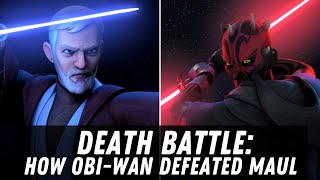 ObiWan Kenobi vs Darth Maul  shorts starwars [upl. by Penthea]