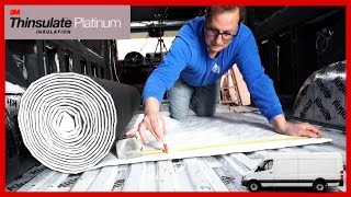 Install 3M insulation SM600L  FOUR SEASON VAN LIFE  EP21 [upl. by Barbarese715]