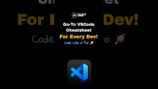 VS Code Tips amp Tricks Cheatsheet for Maximum Productivity [upl. by Clarhe333]