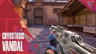 Cryostasis Vandal Skin Gameplay  Valorant Cryostasis Skins [upl. by Crotty]