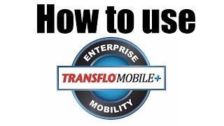 How to use Transflo Mobile App GampP Trucking [upl. by Ertnom]