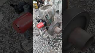 Wolseley WD2 A stationary engine 225 HP Junio 2024 5Argentina engine restoration vintage [upl. by Hadwyn]