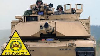 M1A2 Abrams tanks at the 2016 Sullivan Cup best tank crew competition in the USA [upl. by Anagrom]