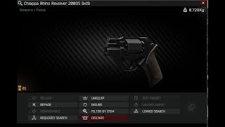 New Chiappa Rhino Revolver 200DS 9x19 animations shorts tarkov [upl. by Edi348]