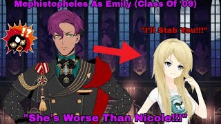 Obey Me Reacts To Mephistopheles As Emily  Class Of 09  Part 3  READ THE DESCRIPTION [upl. by Nomla838]