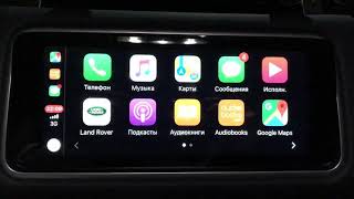 Range Rover Sport 2019 CarPlay Google maps [upl. by Hiram997]