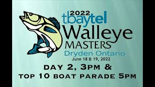 Day 2  tbay tel Dryden Walleye Masters [upl. by Ardith]