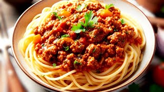 CUM să Faci Paste Bolognese cu Carne Tocată și Sos de Roșii REȚETĂ de Spaghete Bolognese [upl. by Sig]