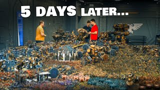 Dave’s 300000 pt Warhammer 40k Apocalypse Game  Orks vs Chaos [upl. by Lesya]