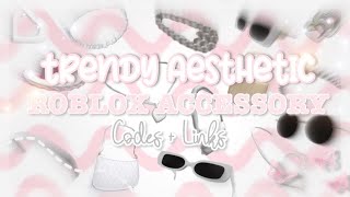 2022 TRENDY ACCESSORIES IN ROBLOX CODES  LINKS  ETERNXITY [upl. by Bick]