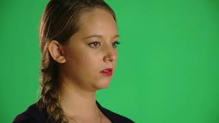 Green screen effect girl drama with filling by zooxfilms [upl. by Nivel]