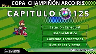 Copa Champiñón Arcoiris  Mario Kart Wii Deluxe Capítulo 125 [upl. by Landa424]