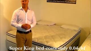 Bed Sizes Differences  King v Super King  Superior Beds Switzerland  Buy Beds online [upl. by Onivag]