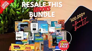 Plr eBooks Bundle with reseller rights license 300000 eBooks for make money online or personal use [upl. by Norha383]