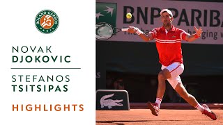 Novak Djokovic vs Stefanos Tsitsipas  Final Highlights I RolandGarros 2021 [upl. by Arimahs]