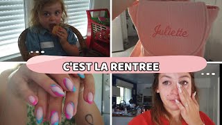 PREMIERE RENTREE DE JULIETTE 👩‍🏫 [upl. by Neff]