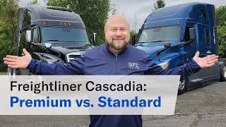 2024 Freightliner Cascadia Premium vs Standard [upl. by Melonie606]