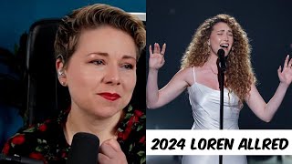 😭 Loren Allred  Never Enough  Vocal Coach Analysis and Reaction [upl. by Magnuson]