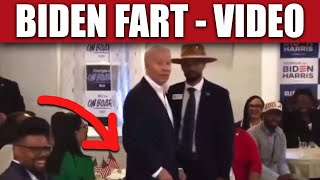 Biden FARTS LOUDLY Room LAUGHS FULL VIDEO [upl. by Elleb]