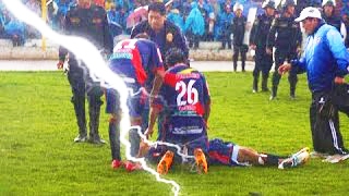 Top 3 Rayos Que Cayeron Durante Partidos De Fútbol [upl. by Curr]