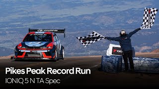 IONIQ 5 N TA Spec  Pikes Peak Record Run  Hyundai N [upl. by Esinnej]